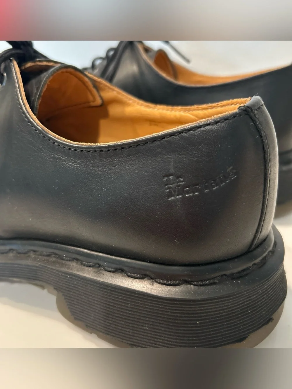 Dr. Martens Classic Black Leather Men’s Oxford Lace-Up Shoes Size 8 Men’s